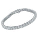 4 Prong Round Tennis Bracelet - 14k White Gold, 10.00 Ct (12592) Databazaar.com