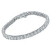 4 Prong Round Tennis Bracelet - Platinum, 10.00 Ct (12594) Databazaar.com