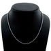4 Prong Round Tennis Necklace - 14k White Gold, 5.00 Ct (12601) Databazaar.com
