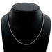 4 Prong Round Tennis Necklace - 14k White Gold, 5.00 Ct (12601) Databazaar.com