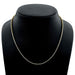 4 Prong Round Tennis Necklace - 14k Yellow Gold, 5.00 Ct (12602) Databazaar.com
