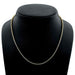 4 Prong Round Tennis Necklace - 14k Yellow Gold, 5.00 Ct (12602) Databazaar.com