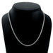 4 Prong Round Tennis Necklace - Platinum, 15.00 Ct (12609) Databazaar.com