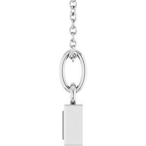Lab-Grown Diamond Solitaire Necklace - Style 88711