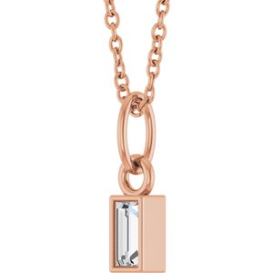 Lab-Grown Diamond Solitaire Necklace - Style 88711