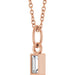Lab-Grown Diamond Solitaire Necklace - Style 88711