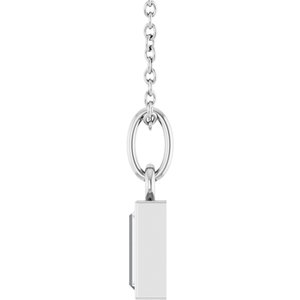 Lab-Grown Diamond Solitaire Necklace - Style 88711