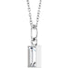Lab-Grown Diamond Solitaire Necklace - Style 88711