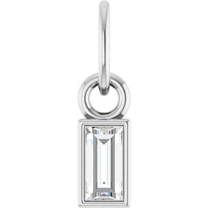 Lab-Grown Diamond Solitaire Pendant - Style 88711
