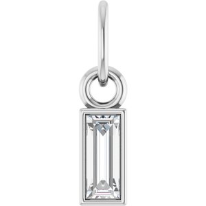 Lab-Grown Diamond Solitaire Pendant - Style 88711