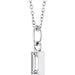 Lab-Grown Diamond Solitaire Necklace - Style 88711