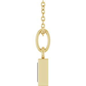 Lab-Grown Diamond Solitaire Necklace - Style 88711