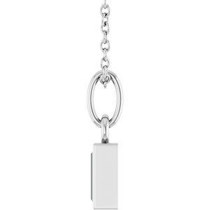 Lab-Grown Diamond Solitaire Necklace - Style 88711