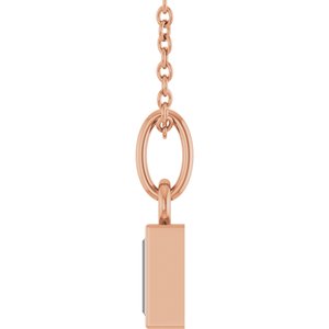 Lab-Grown Diamond Solitaire Necklace - Style 88711