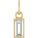 Ladies Natural Diamond Bezel-Set Pendant (Si2-Si3, Ghi) — 14K Yellow Gold