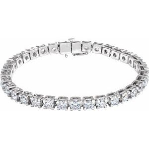 Lab-Grown Diamond Line Bracelet - Style 653702