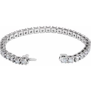 Lab-Grown Diamond Line Bracelet - Style 653702