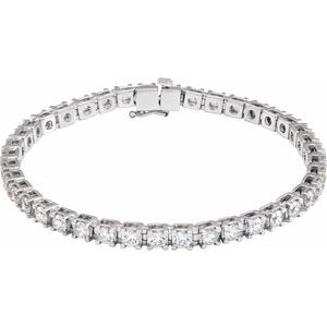 Lab-Grown Diamond Line Bracelet - Style 653702