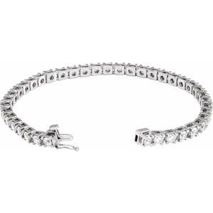 Lab-Grown Diamond Line Bracelet - Style 653702