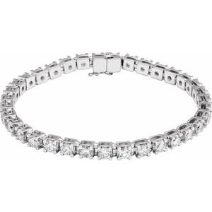 Lab-Grown Diamond Line Bracelet - Style 653702