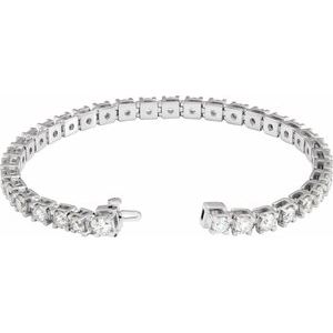 Lab-Grown Diamond Line Bracelet - Style 653702