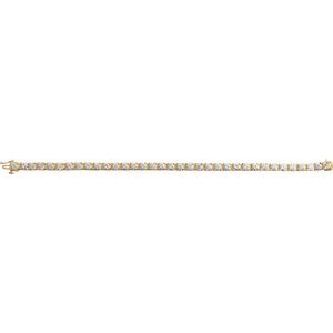 Lab-Grown Diamond Line Bracelet - Style 653702