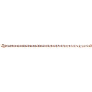 Lab-Grown Diamond Line Bracelet - Style 653702
