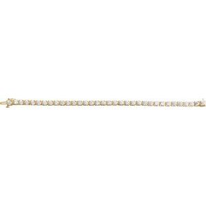 Lab-Grown Diamond Line Bracelet - Style 653702