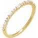 Ladies Natural Diamond Stackable Ring (I1, G-H) — 14K Yellow Gold