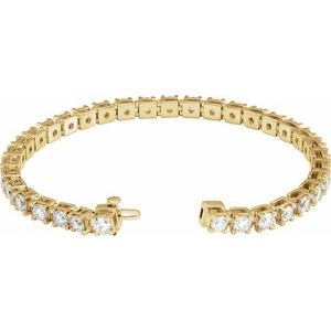 Lab-Grown Diamond Line Bracelet - Style 653702