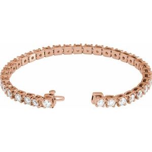 Lab-Grown Diamond Line Bracelet - Style 653702