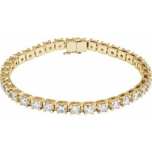 Lab-Grown Diamond Line Bracelet - Style 653702