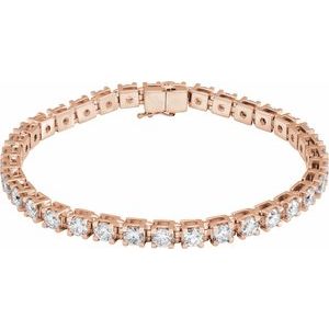Lab-Grown Diamond Line Bracelet - Style 653702