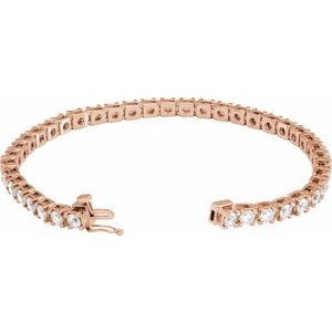 Lab-Grown Diamond Line Bracelet - Style 653702