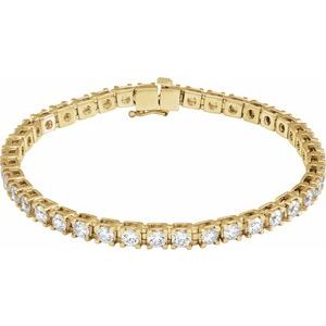 Lab-Grown Diamond Line Bracelet - Style 653702