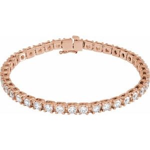 Lab-Grown Diamond Line Bracelet - Style 653702