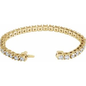 Lab-Grown Diamond Line Bracelet - Style 653702