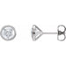 Ladies Natural Diamond Cocktail-Style Earrings (Si2-Si3, G-H) — Platinum