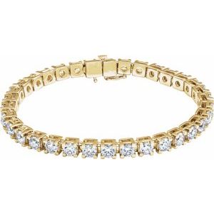 Lab-Grown Diamond Line Bracelet - Style 653702