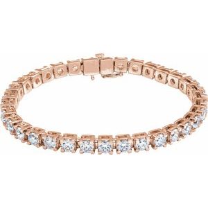 Lab-Grown Diamond Line Bracelet - Style 653702