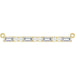 Ladies Natural Diamond Necklace Center (Si2-Si3, Ghi) — 14K Yellow Gold