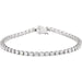 Ladies Natural Diamond Line 7 1/ Bracelet (I1, G-H) — 14K White Gold