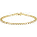 Ladies Natural Diamond Line 7 1/ Bracelet (I1, G-H) — 14K Yellow Gold