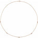 Lab-Grown Diamond Bezel-Set Station Necklace