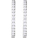 Lab-Grown Diamond Inside-Outside Hoop Earrings - Style 653631