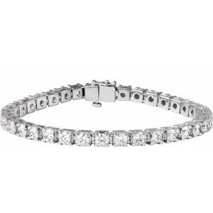 Lab-Grown Diamond Line Bracelet - Style 653702