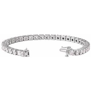 Lab-Grown Diamond Line Bracelet - Style 653702