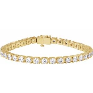 Lab-Grown Diamond Line Bracelet - Style 653702