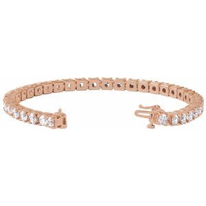 Lab-Grown Diamond Line Bracelet - Style 653702