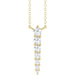 Ladies Natural Diamond Graduated Necklace (I1, G-H) — 14K Yellow Gold